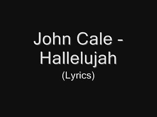 John Cale - Hallelujah (Lyrics) (best version)