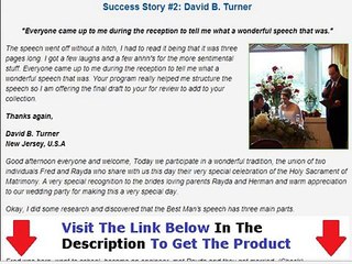 Wedding Speech 4 U Don&#39;t Buy Unitl You Watch This Bonus + Discount