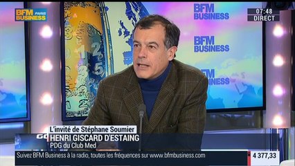 OPA sur le Club Med: "La société en souffre !": Henri Giscard d'Estaing - 02/12