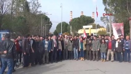 Yatağan Termik Santral İşçilerinin Eylemi Devam Ediyor-1