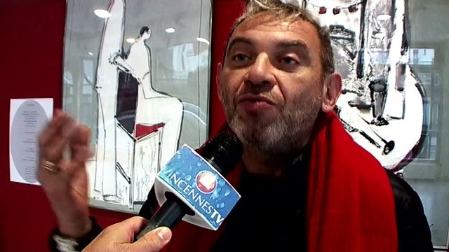 Vincennes reçoit un peintre russe Vadimir KARA à l'Espace Daniel Sorano décembre 2014