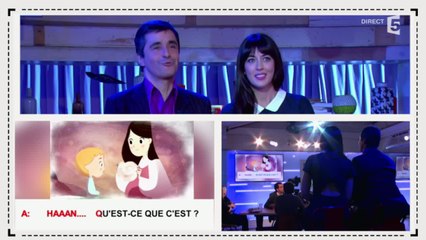 Ariel Wizman et Nowlenn Leroy s'essayent au doublage en direct - C à vous - 01/12/2014