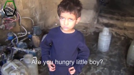 ‪Talk Islam - Syrian Boy has nothing to eat but grass