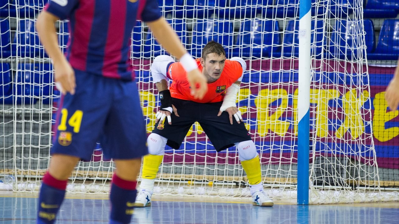 Las mejores paradas del Barça de futbol sala en noviembre (2014)