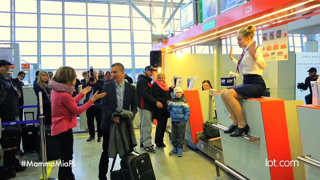 Amazing gift for the 500.000th passenger of LOT aircraft company!