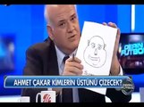 Ahmet Çakar'ın Ertem Şener ve Sinan Engin'in Karikatürünü Çizmesi