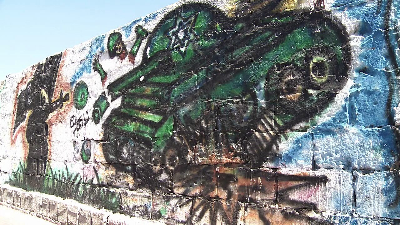 Sprayer in Gaza erobern Mauern und Wände