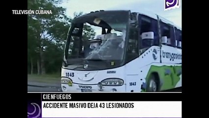 41 franceses heridos en accidente en Cuba