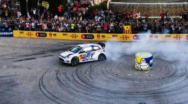 Sébastien Ogier Drift à Wolfsbourg avec sa Polo R WRC