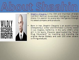 Shaahin Cheyene-Award Winning Filmmaker