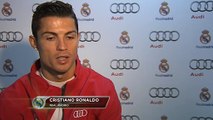 Cristiano Ronaldo, feliz por el momento del Real Madrid