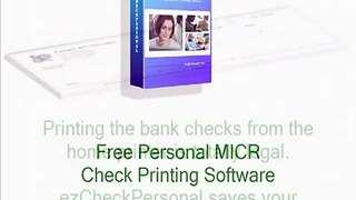 Print Checks In House With EzCheckPersonal Is Easy - Halfpricesoft