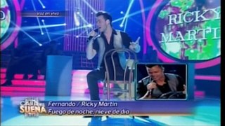 Tu Cara Me Suena. Fernando / Ricky Martin
