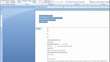 La mise en forme d'une lettre commerciale