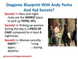 Daygame Blueprint With Andy Yosha And Yad - Secrets