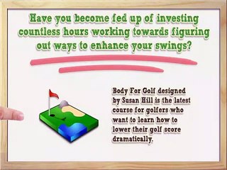Body for Golf Review | Susan Hill | Body for Golf