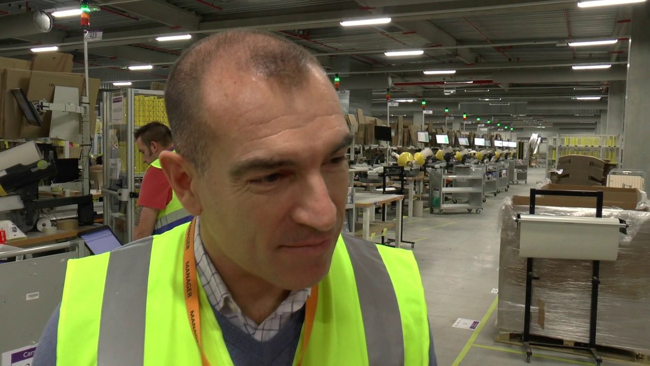 Ronan Bolé, le directeur du site d'Amazon dans le Nord