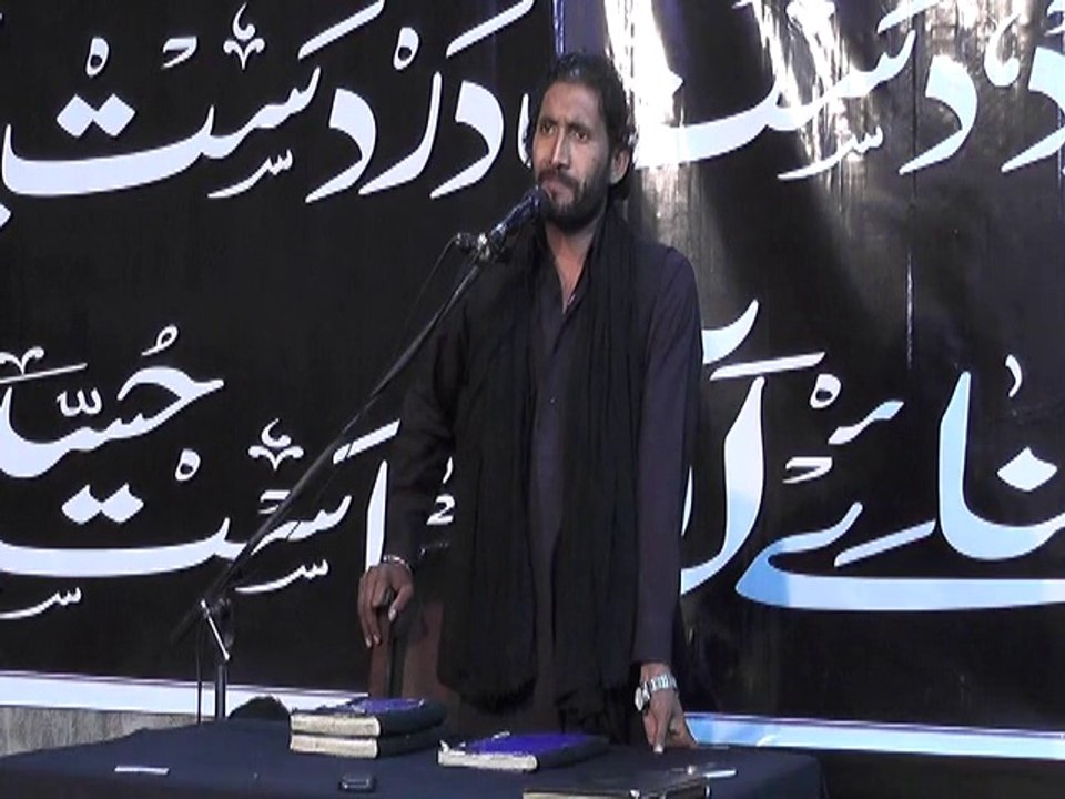 Zakir Habib Raza Haidri 3 Muharram 1436 - at Imambargah Najaf Manzil, Mozang Lahore