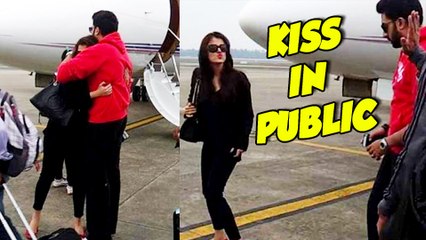 Camera Catches Celebrity PDAs I Aishwarya Rai Bachchan & Abhishek Bachchan