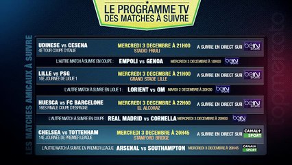 Lille-PSG, Chelsea-Tottenham... Le programme TV des matches du weekend à ne pas rater !