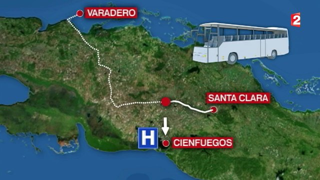 Cuba : un accident de car fait 41 blessés français