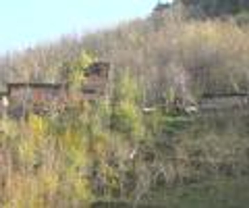 Cenaze teleferikle taşındı