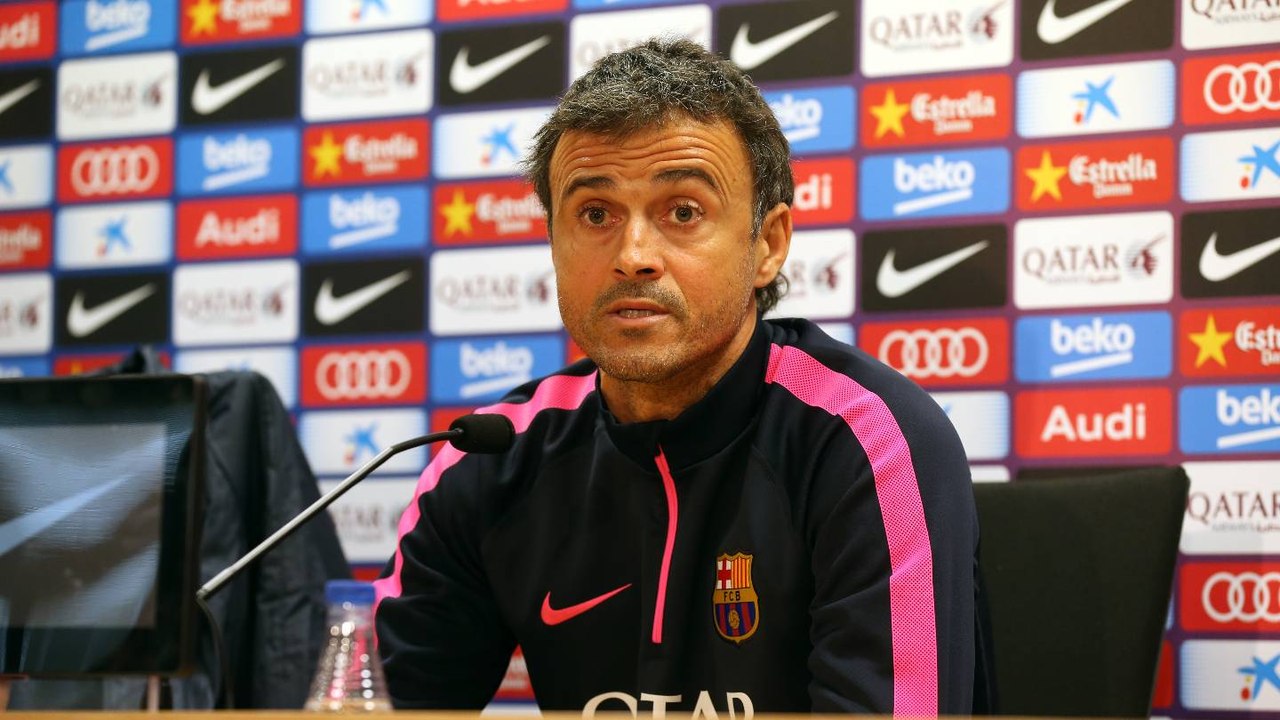 Luis Enrique: "Veremos jugadores que no tienen tantos minutos"