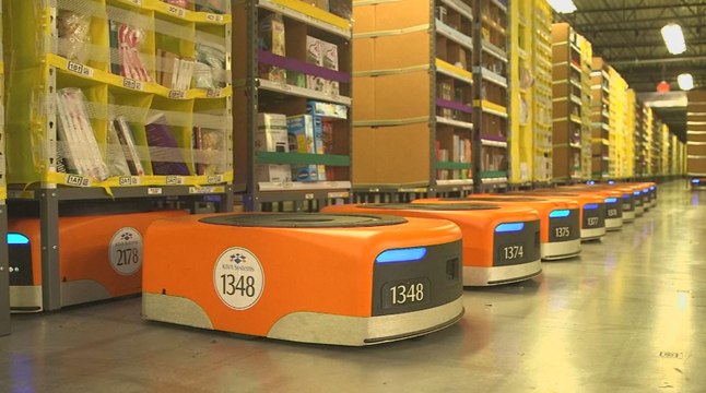 Etats-Unis : Amazon se dote d'une armée de 15 000 robots