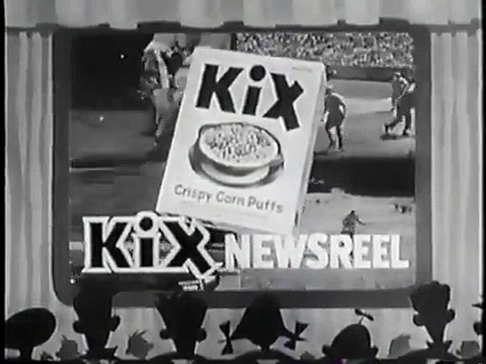 VINTAGE MID 1950's KIX CEREAL COMMERCIAL