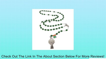 Handmade Irish Shamrock Green St Patrick Rosary Beads Review