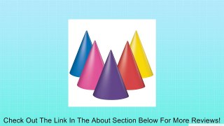 Assorted Color Party Hats, 8ct Review