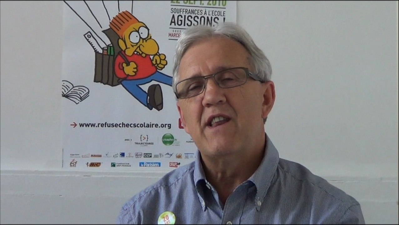 Michel Perron, professeur à l’université de Chicoutimi (Québec) sur la persévérance scolaire