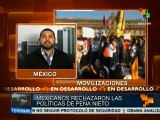 Mexicanos rechazan políticas del gobierno de Enrique Peña Nieto
