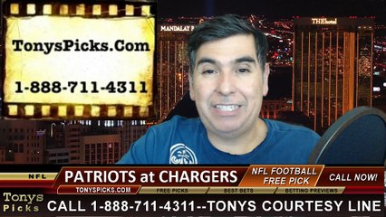 San Diego Chargers vs. New England Patriots Free Pick Prediction NFL Pro Football Odds Preview 12-7-2014