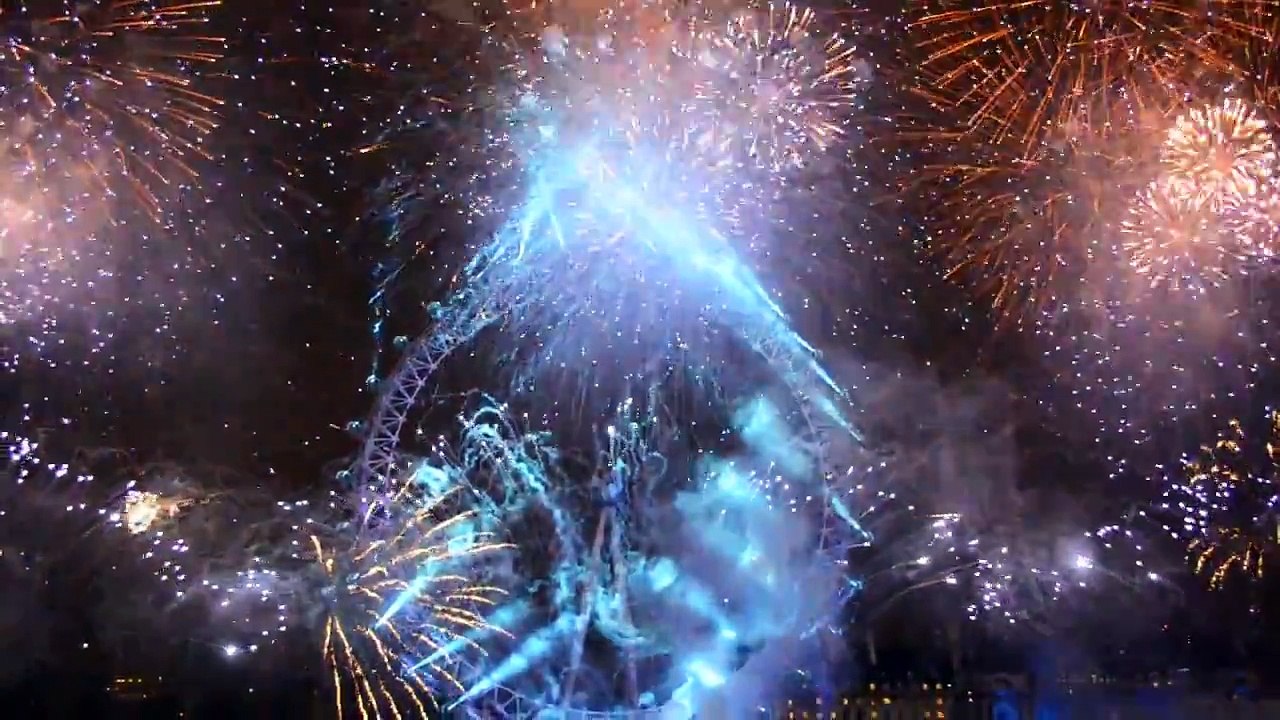 London Fireworks 2014 London firework 2013 Happy New Year Fireworks 2014 Silvester Feuerwerk 2014