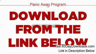 Panic Away Program 2013, will it work (and my review)