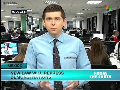 Mexican government attempts to limit demonstrations and free speech