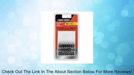 Black & Decker 71-515 Screwdriving Bit Set, 33-Piece Review