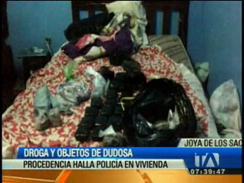 Policía incautó droga y objetos de dudosa procedencia en el Oriente