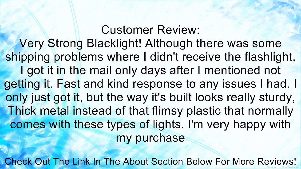 12 LED UV Ultra Violet Flashlight Torch AAA Blacklight Review