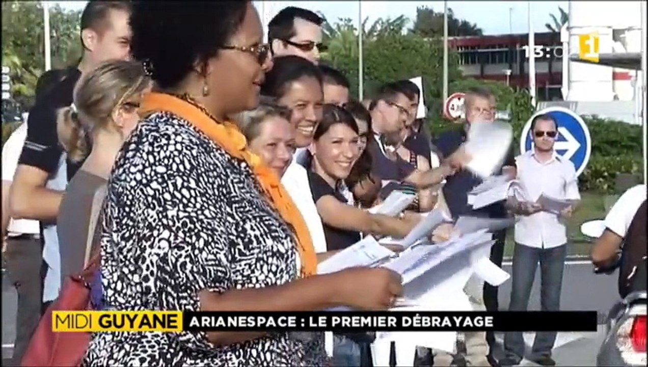 Débrayage Arianespace au CSG