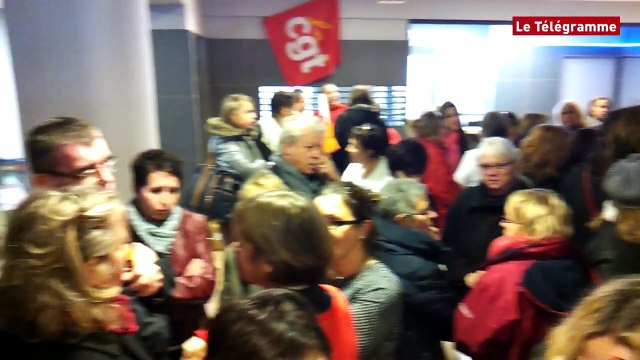 Quimperlé. Débrayage à l'hôpital