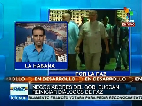 Por confirmarse una fecha de reinicio de diálogos de paz en La Habana