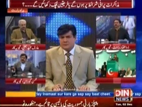 Siasat Aur Riasat (Hukumat Aur Tehreek e Insaf Muzakrat Per Amada) 2 December 2014