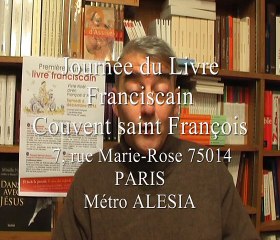 Première Journée du Livre Franciscain : Samedi 6 décembre 2014 (PARIS)
