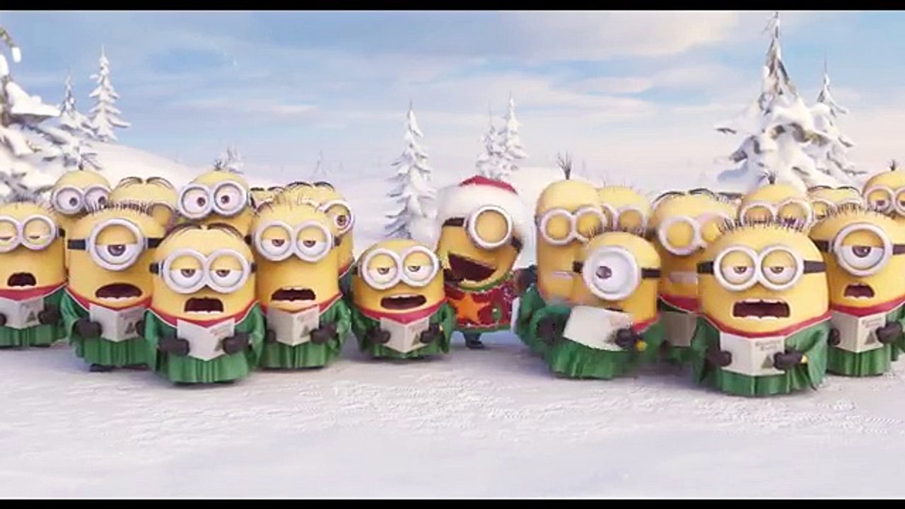Les MINIONS chantent Noël (moi moche et mechant)