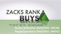 Zacks Research - Aruba Networks (NASDAQ: ARUN) & AngioDynamics (NASDAQ: ANGO)