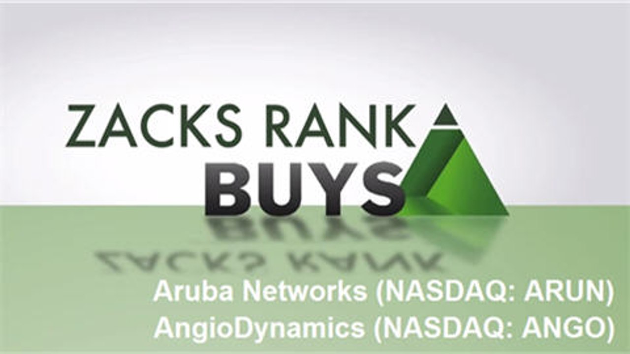 Zacks Research - Aruba Networks (NASDAQ: ARUN) & AngioDynamics (NASDAQ: ANGO)