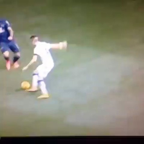 (70) Leeds United's on loan Brazillian player Adryan with the worst dive of all time