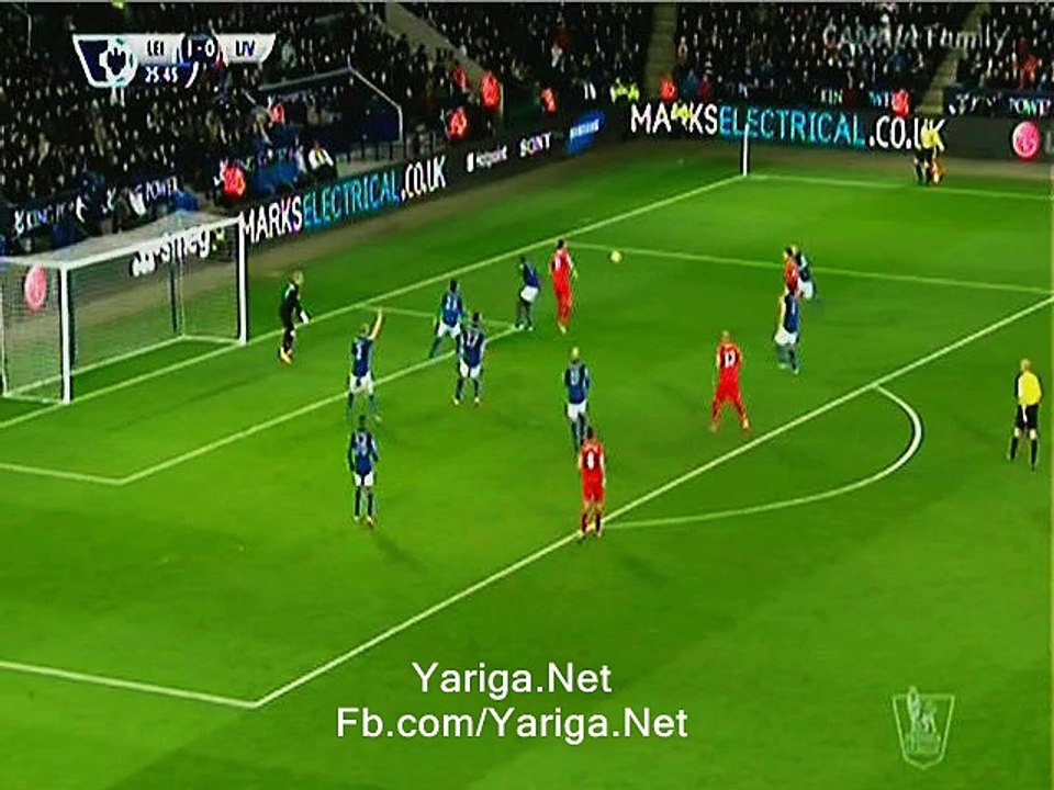 Leicester 1 - 1  Liverpool Lallana